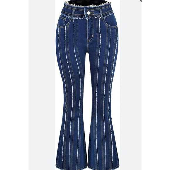 NHX Denim - NHX Distressed Seam Bootcut Jeans